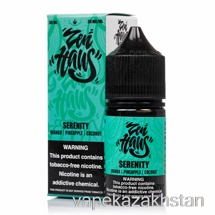 Vape Kazakhstan Serenity - Zen Haus SALTS - 30mL 30mg